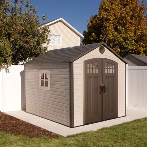 This 8x10 shed offers plenty of value. . 8x10 storage sheds